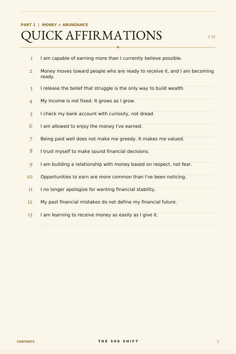 Interior page 3 of The 500 Shift